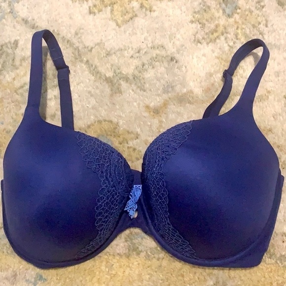 ⭐️Victoria’s Secret,34DDD (F), Rich Blue, Body by Victoria’s Secret, EUC, Wow! - Picture 1 of 7